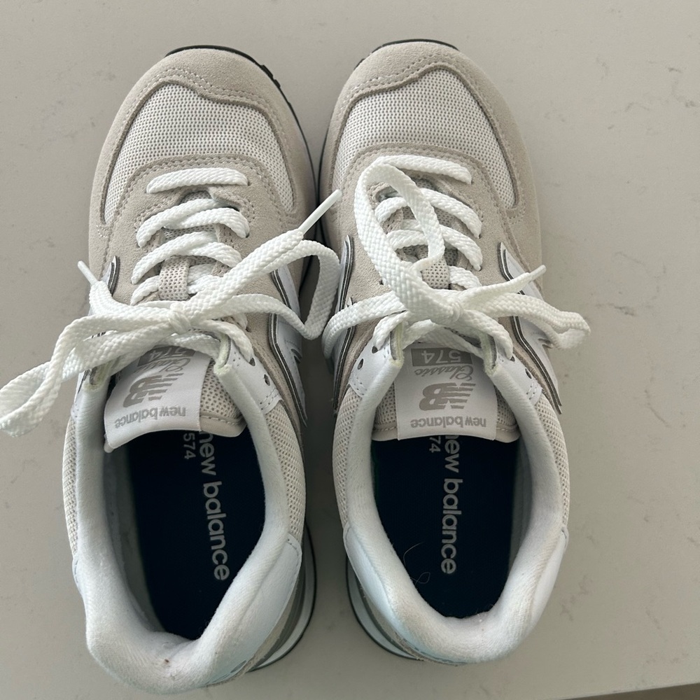 New Balance Off-White Athletic Shoes